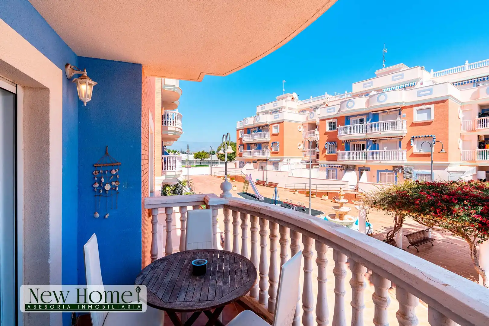 Balcony of Flat for sale in Roquetas de Mar  with Terrace, Swimming Pool and Furnished