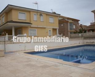Exterior view of Single-family semi-detached for sale in Sueca  with Air Conditioner, Terrace and Balcony