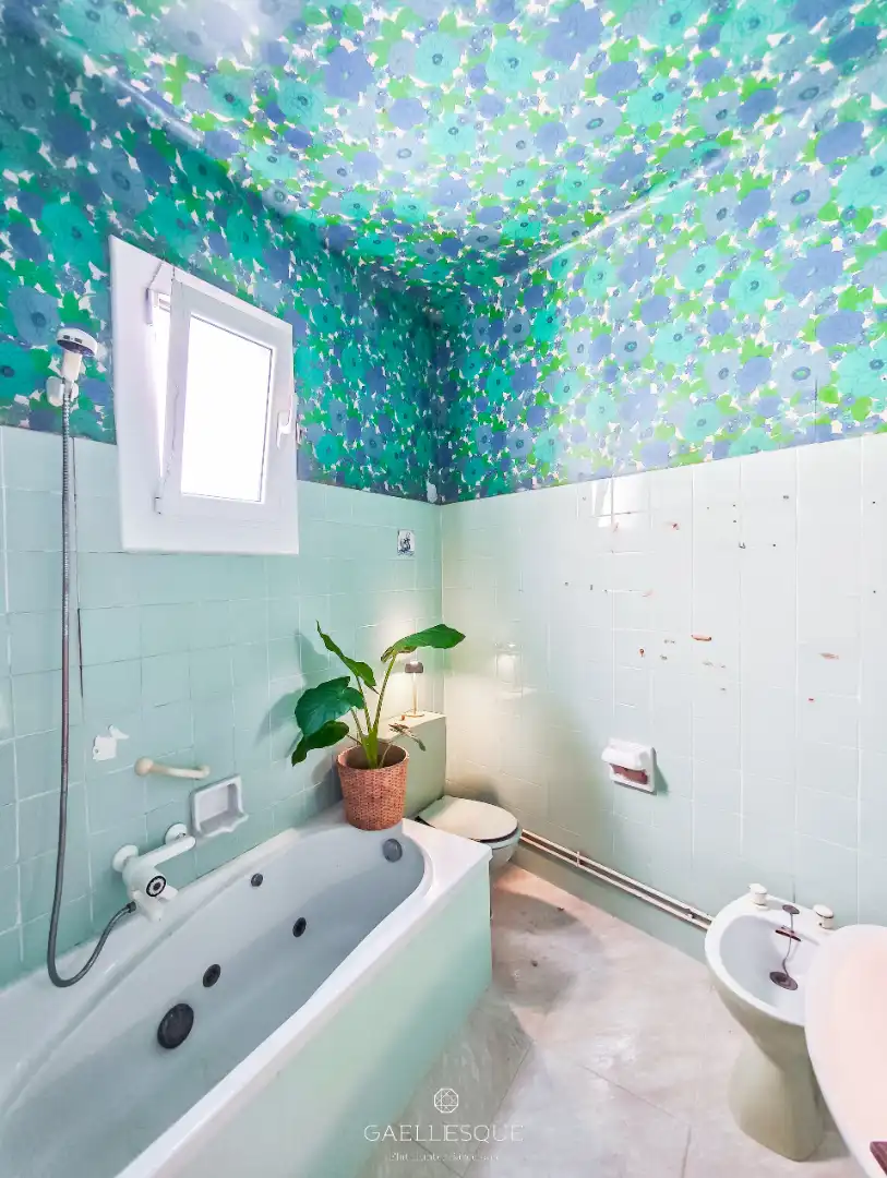 Baño de Ático en venta en Barcelona con Calefacción, Parquet y Terraza
