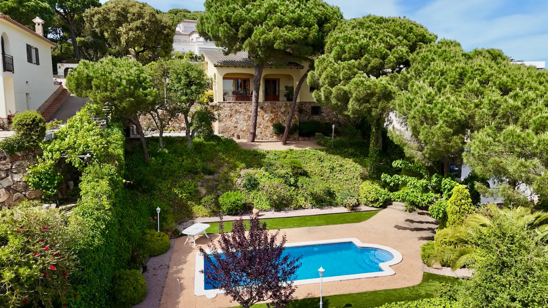 Jardí de Casa o xalet en venda en Lloret de Mar amb Aire condicionat, Jardí privat i Terrassa