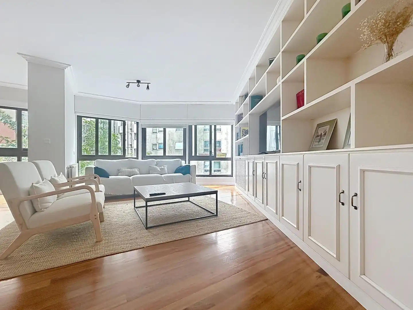 Sala de estar de Piso en venta en Santiago de Compostela 