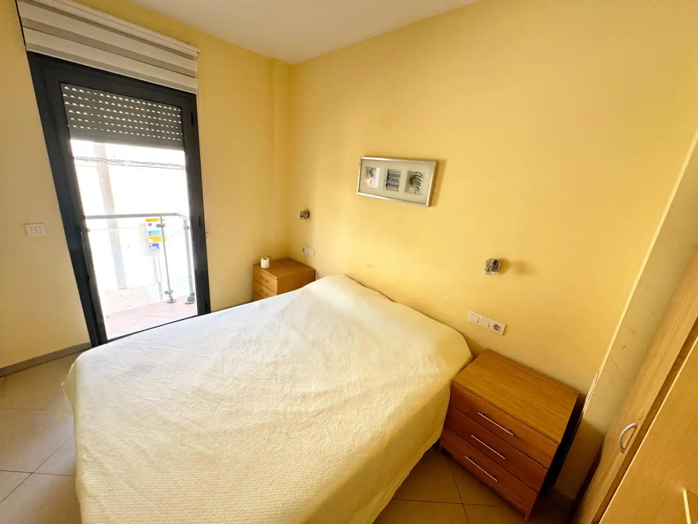 Schlafzimmer von Wohnung zum Verkauf in Sitges mit Klimaanlage, Heizung und Balkon
