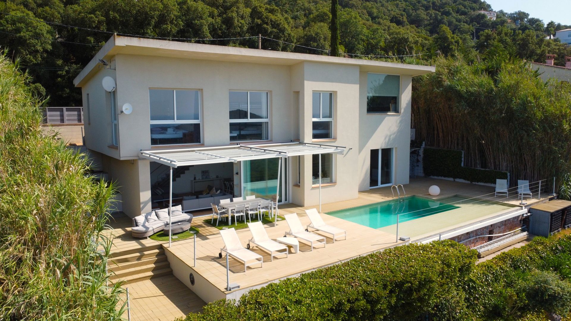 Terrace of House or chalet for sale in Santa Cristina d'Aro  with Heating, Private garden and Terrace