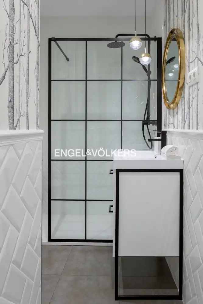 Baño de Piso de alquiler en Madrid con Aire acondicionado, Calefacción y Amueblado
