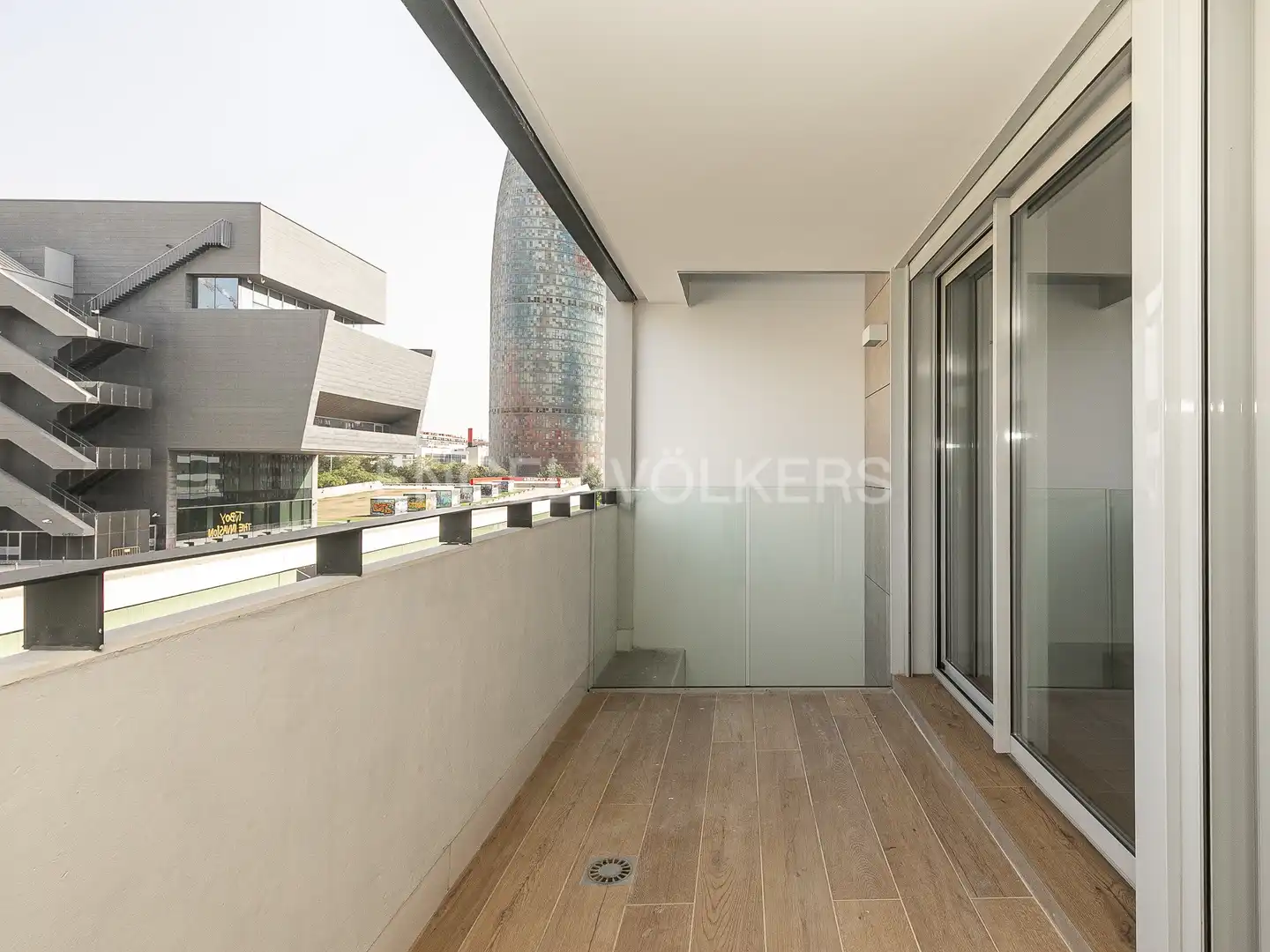 Terrasse von Wohnung zur Miete in Barcelona mit Klimaanlage, Heizung und Parkett