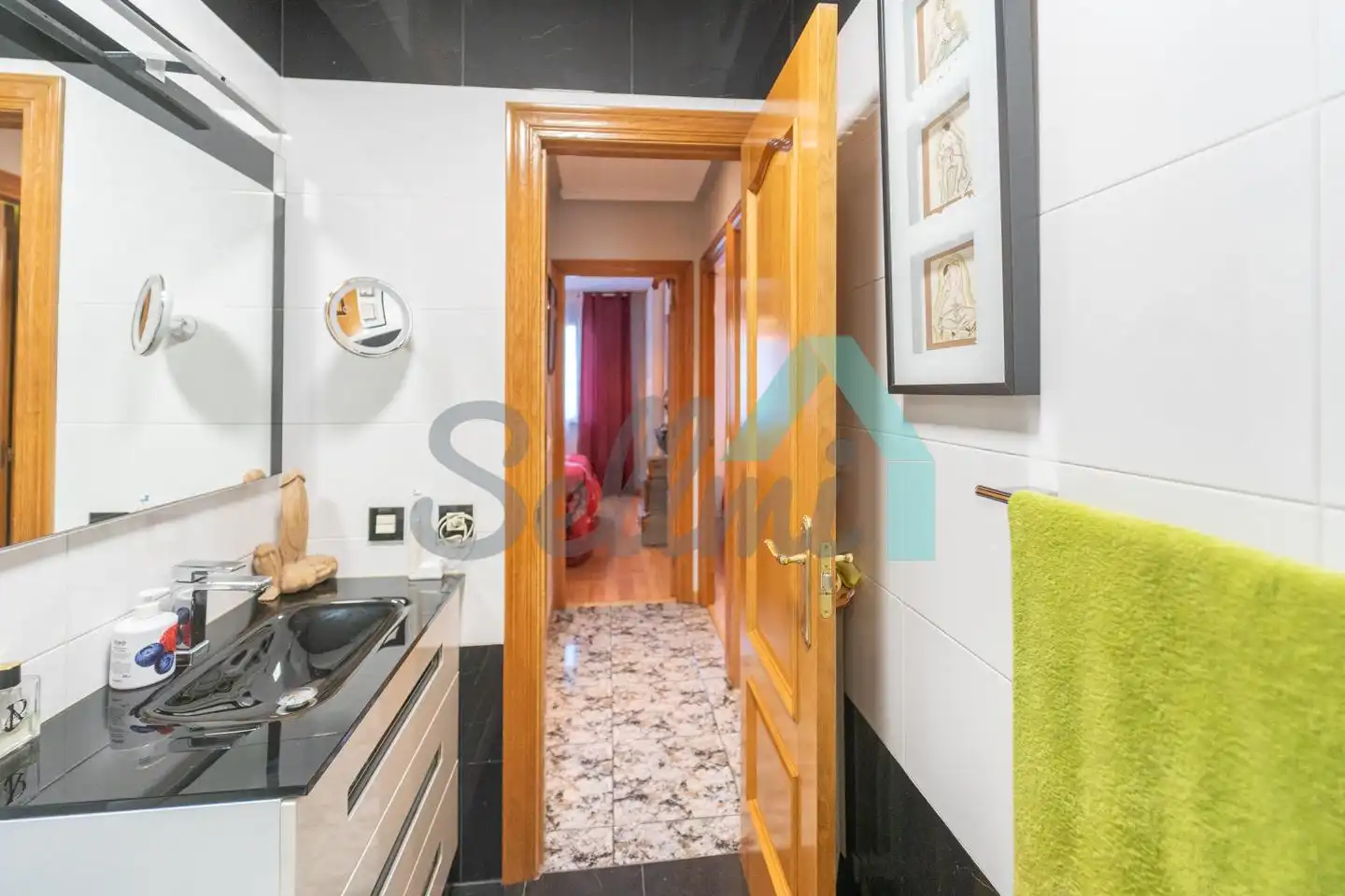 Badezimmer von Wohnung zum Verkauf in Mieres (Asturias) mit Heizung, Abstellraum und Möbliert