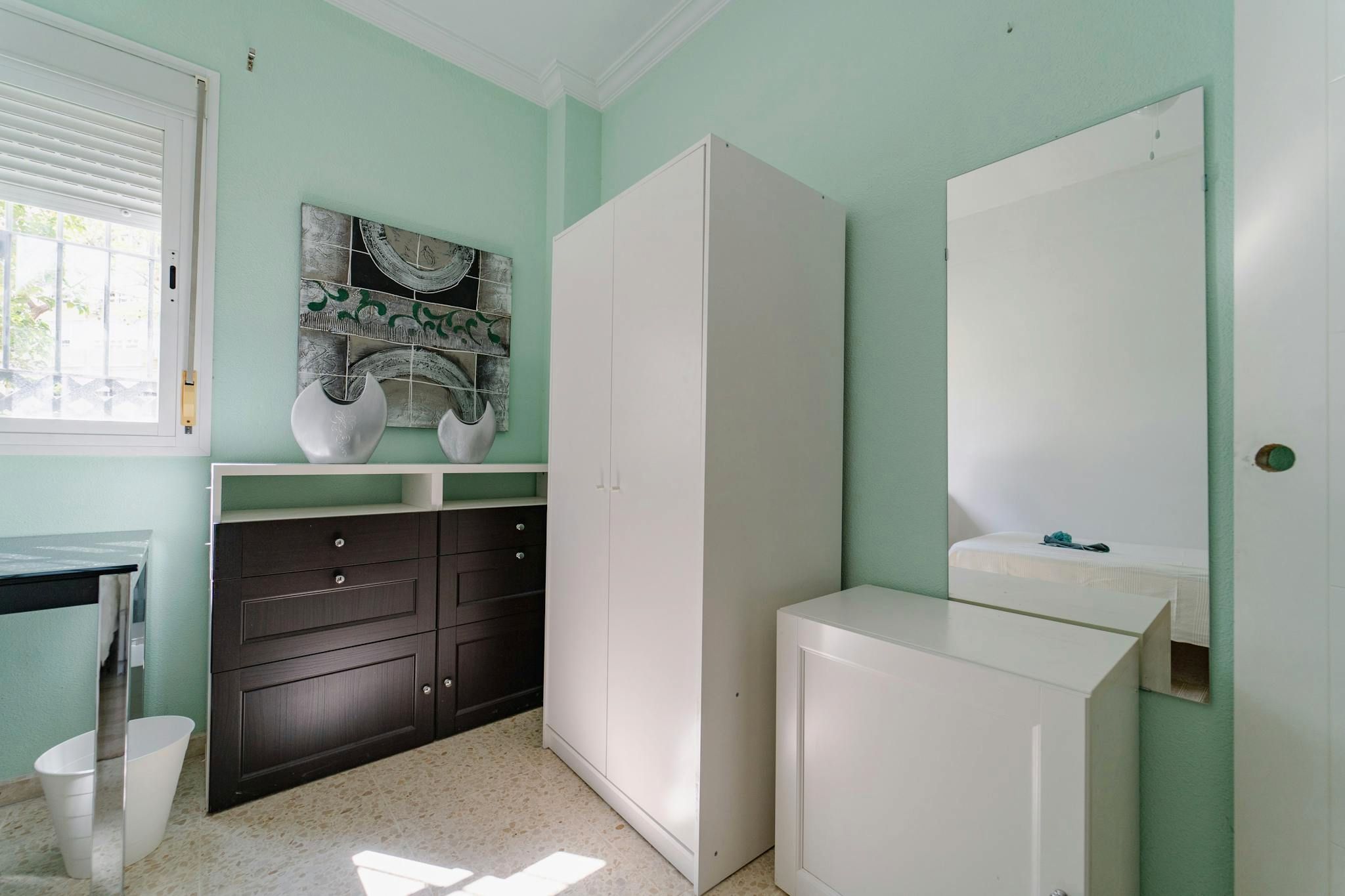 Bedroom of Flat to share in  Sevilla Capital  with Washing machine