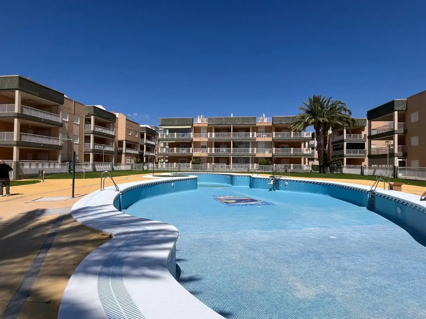 Schwimmbecken von Wohnung zum Verkauf in Pulpí mit Klimaanlage, Privatgarten und Terrasse