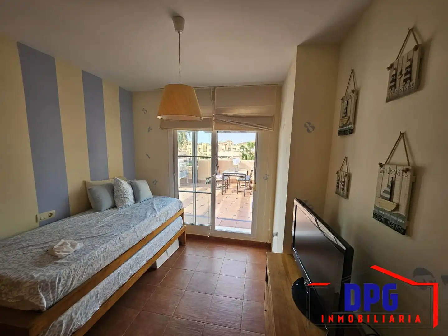 Living room of Attic for sale in Vera  with Air Conditioner, Terrace and Furnished