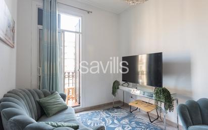 Living room of Apartment for sale in  Barcelona Capital