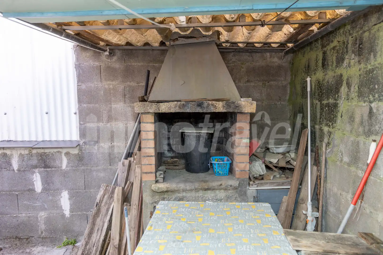 Terrassa de Casa adosada en venda en Sanxenxo amb Terrassa, Moblat i Forn