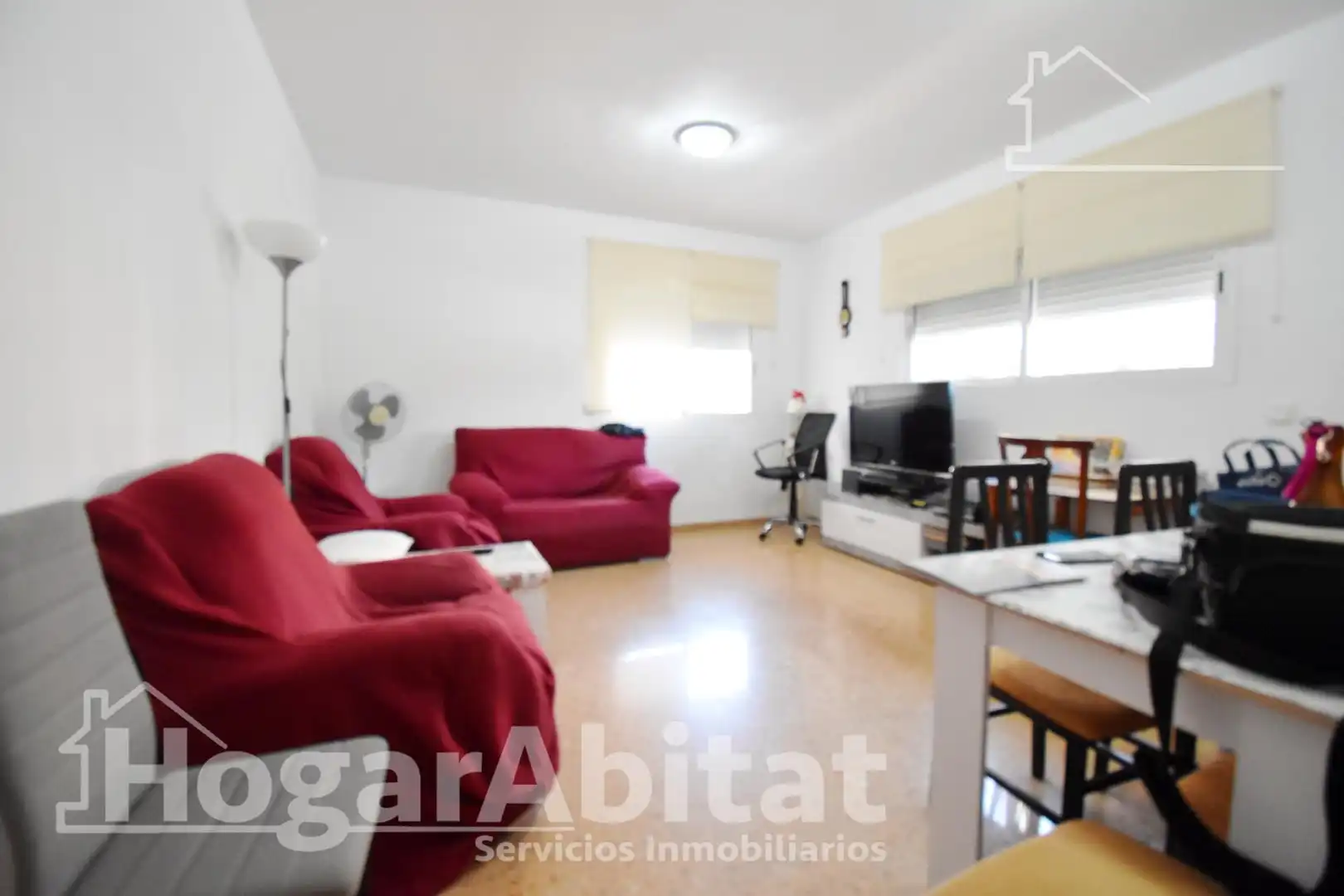 Living room of Flat for sale in Piles  with Storage room, Furnished and Alarm