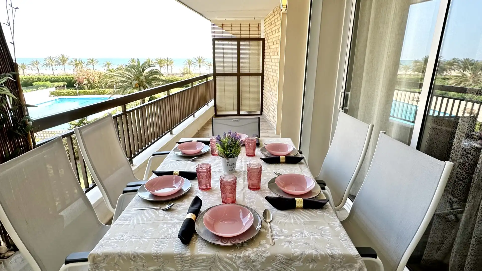 Terraza de Apartamento de alquiler en Gandia con Terraza, Amueblado y Horno