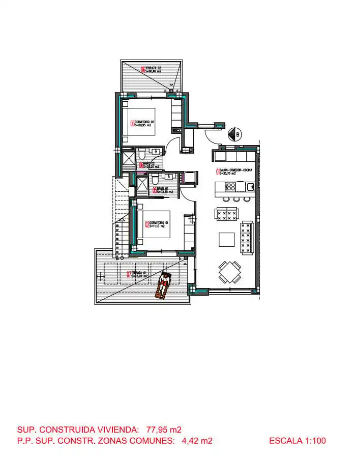 Apartament amb terrassa en venda a Nueva Torrevieja - Aguas Nuevas, imagen 17