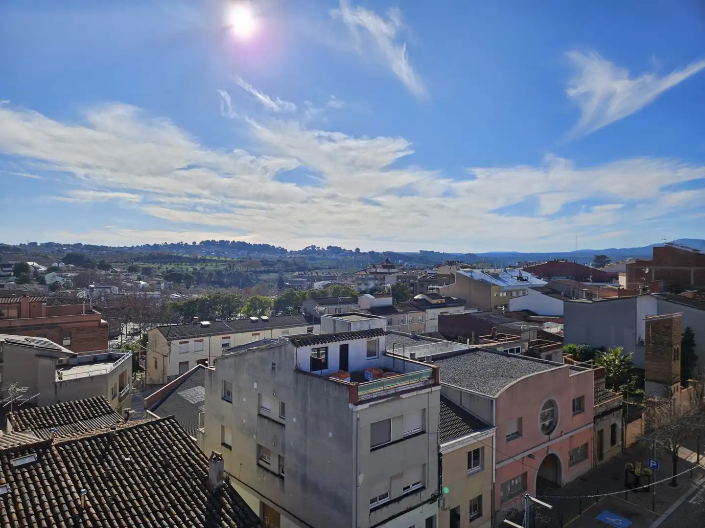 Vista exterior de Piso en venta en Piera con Calefacción, Terraza y Amueblado
