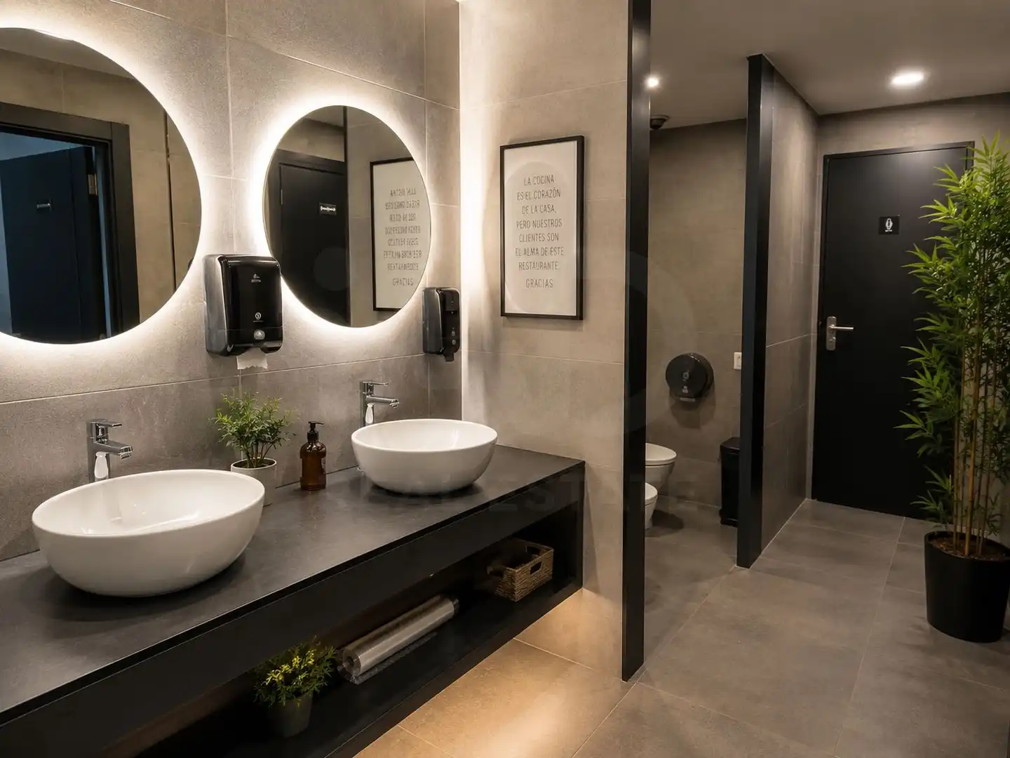 Baño de Local de alquiler en Badalona