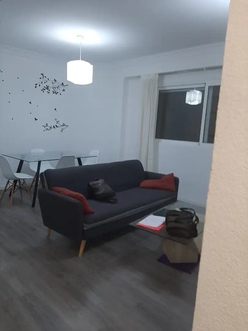 Sala d'estar de Pis en venda en Valencia amb Parquet, Moblat i Forn