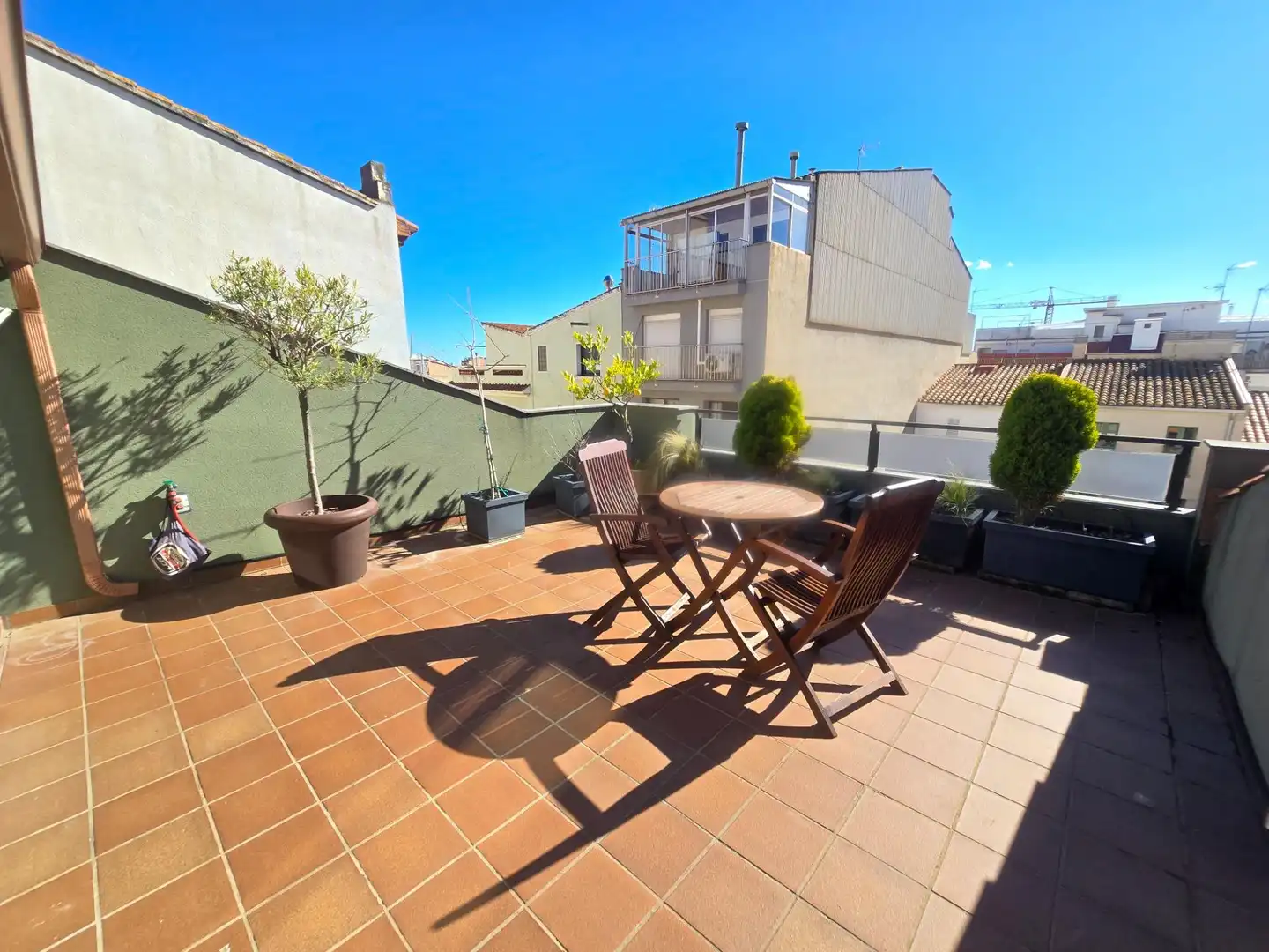 Terrace of Duplexes for rent in El Masnou  with Air Conditioner, Heating and Private garden