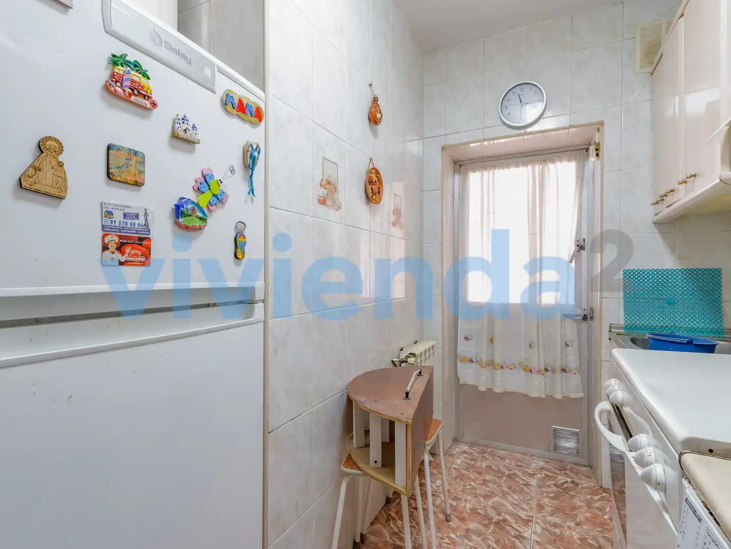 Kitchen of Flat for sale in Madrid  with Heating, Terrace and Furnished