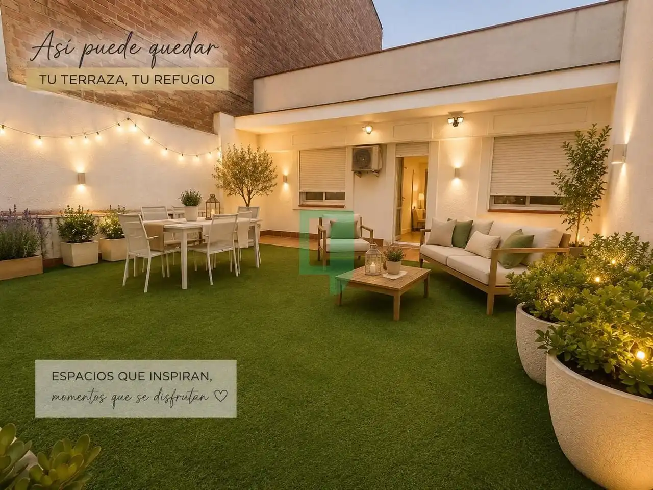 Terrasse von Wohnung zum Verkauf in Badalona mit Klimaanlage und Terrasse