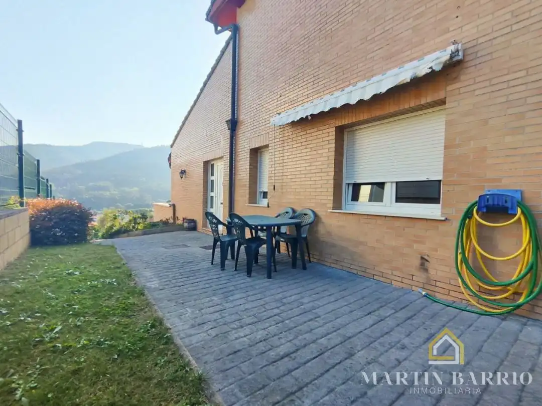 Terraza de Casa o chalet en venta en Muskiz con Calefacción, Jardín privado y Terraza