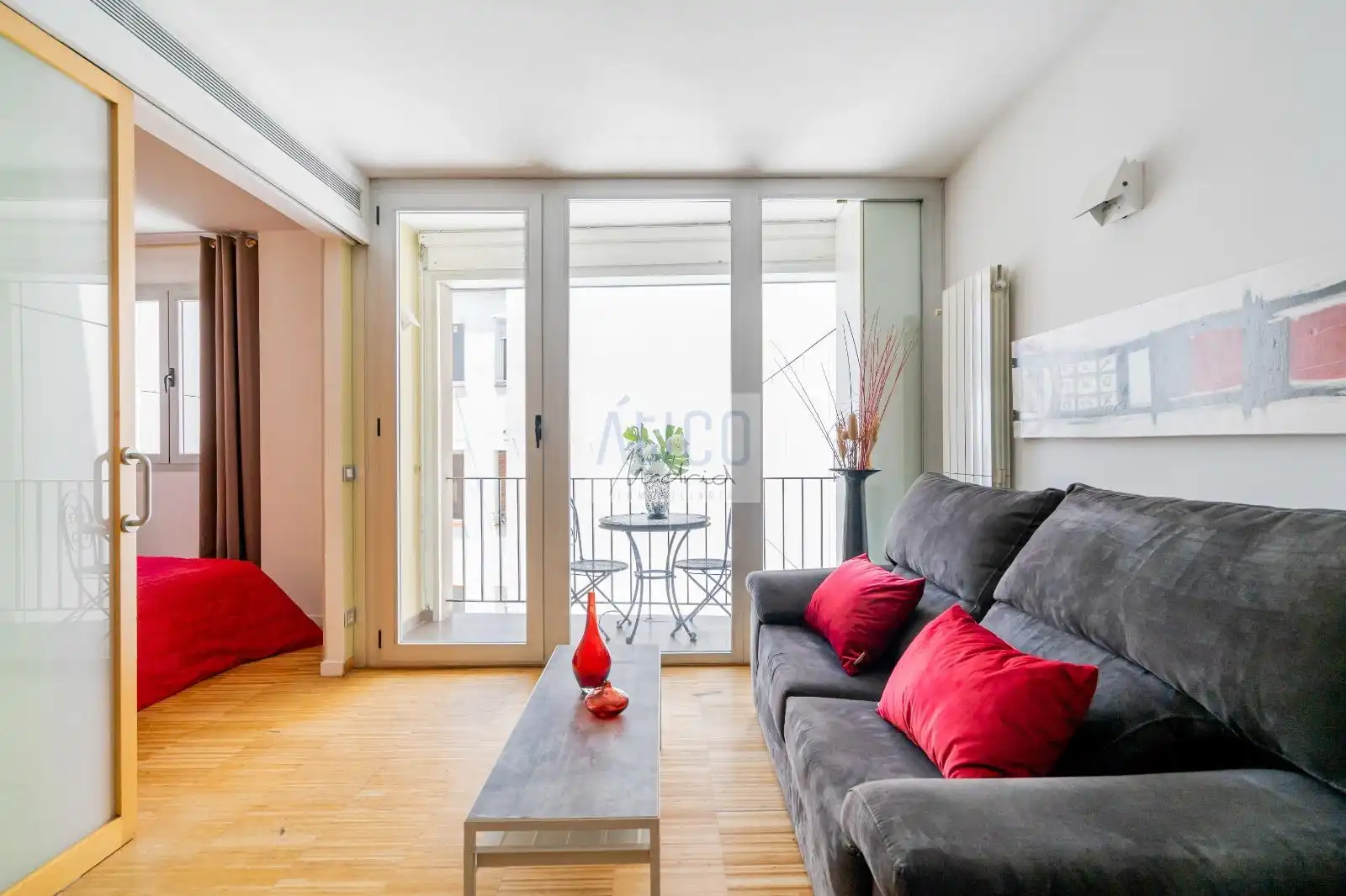 Terraza de Piso de alquiler en Madrid con Aire acondicionado, Calefacción y Terraza