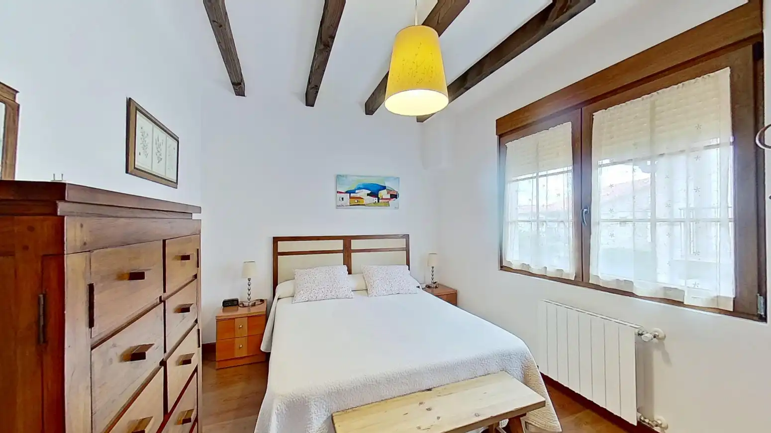 Bedroom of Detached homes for sale in Suances  with Heating, Parquet flooring and Terrace