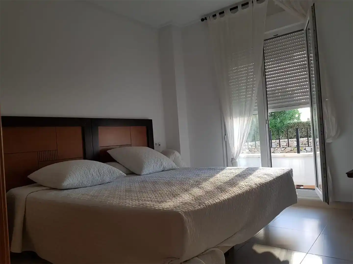Dormitori de Apartament en venda en Murcia amb Aire condicionat, Jardí privat i Parquet