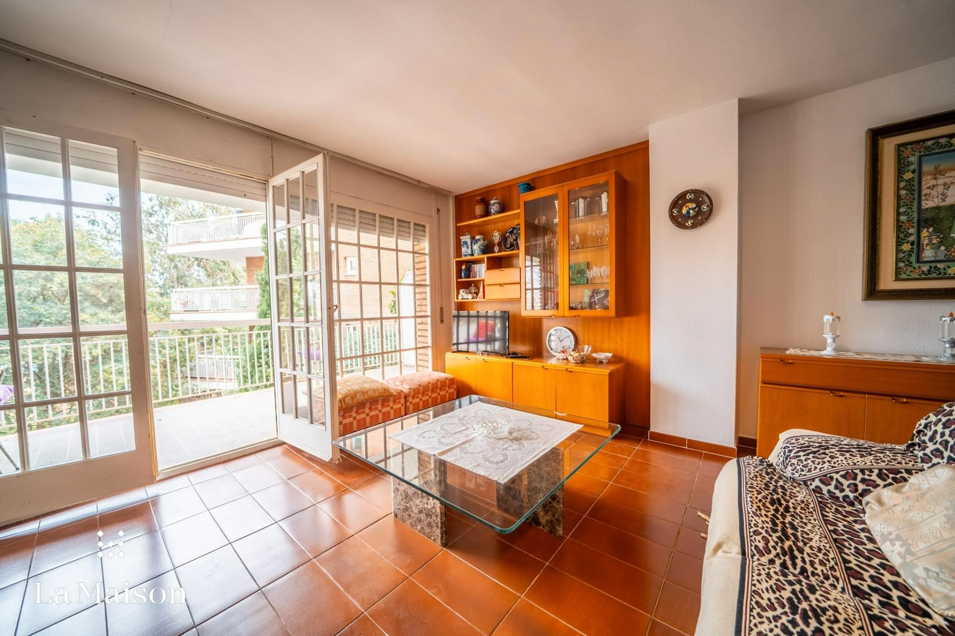 Sala d'estar de Pis en venda en Sant Andreu de Llavaneres amb Aire condicionat, Calefacció i Terrassa