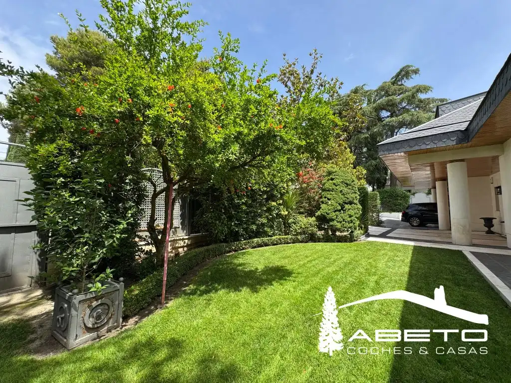Jardín de Casa o chalet en venta en Madrid