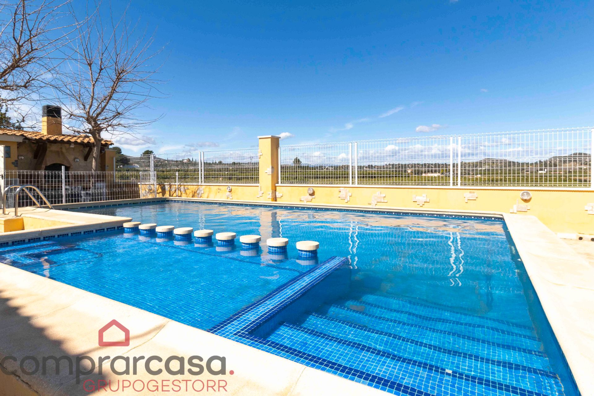 Piscina de Casa o xalet en venda en Montroy amb Aire condicionat, Jardí privat i Terrassa