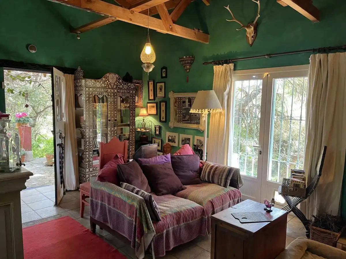 Sala d'estar de Casa o xalet en venda en San Roque amb Calefacció, Jardí privat i Traster