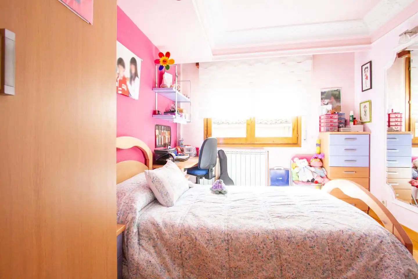 Schlafzimmer von Maisonette zum Verkauf in Villava / Atarrabia mit Klimaanlage, Heizung und Terrasse