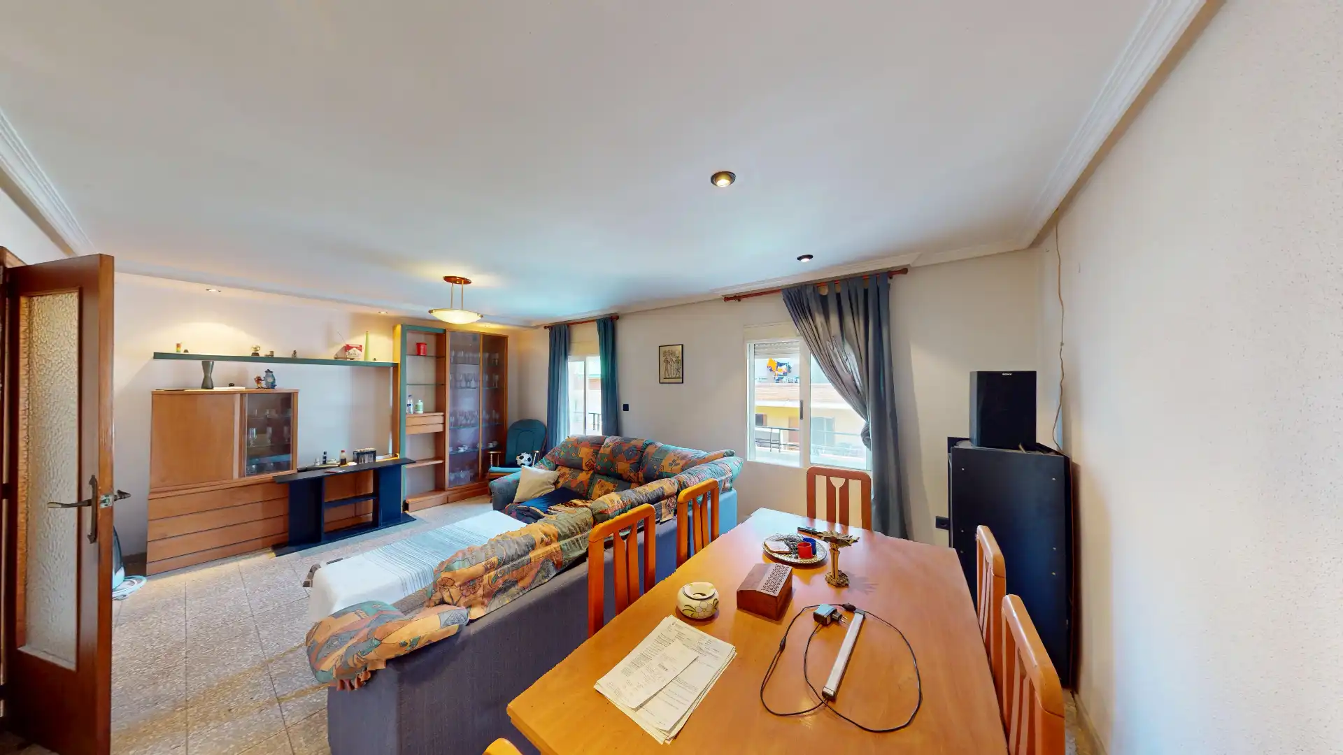 Sala de estar de Piso en venta en Alicante / Alacant con Amueblado