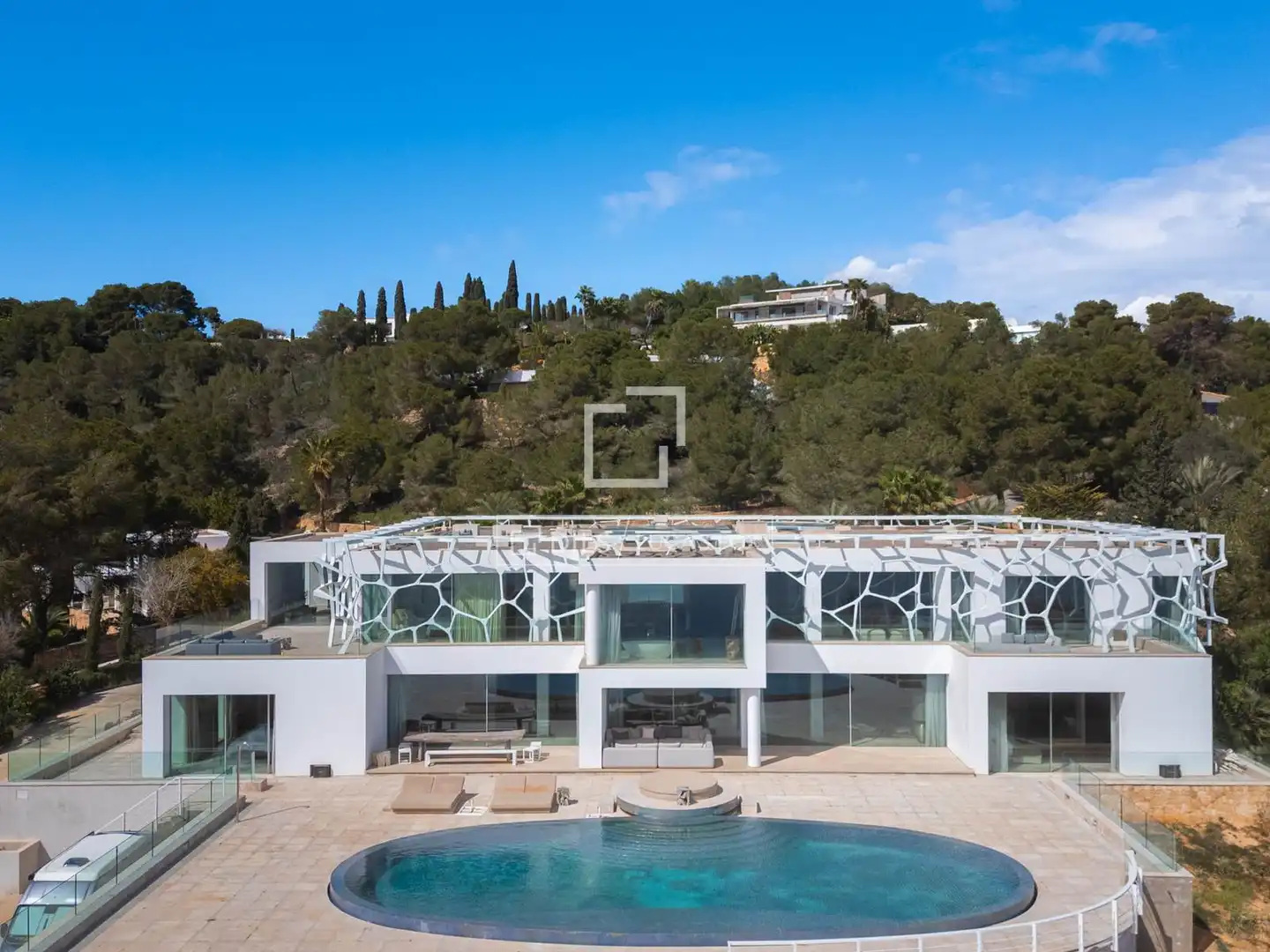Exterior view of Houses for sale in Santa Eulària des Riu  with Air Conditioner, Heating and Private garden