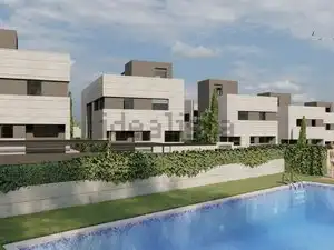 Vista exterior de Casa o chalet en venta en Torrelodones con Aire acondicionado, Calefacción y Jardín privado
