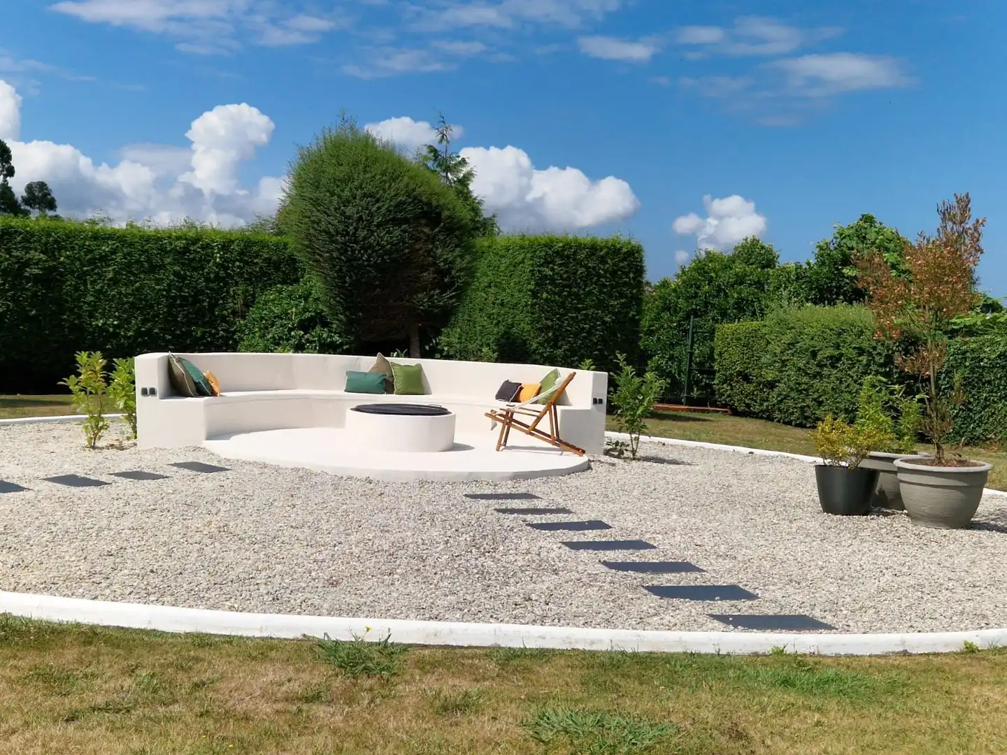 Terrassa de Casa o xalet en venda en Oleiros amb Calefacció, Jardí privat i Terrassa