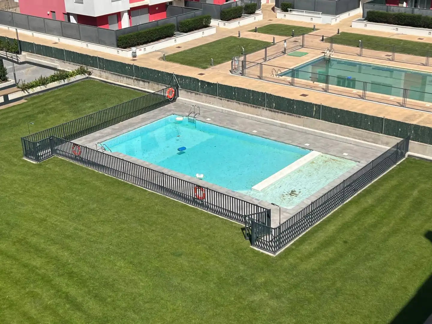 Swimming pool of Flat for sale in Lardero  with Heating, Private garden and Parquet flooring