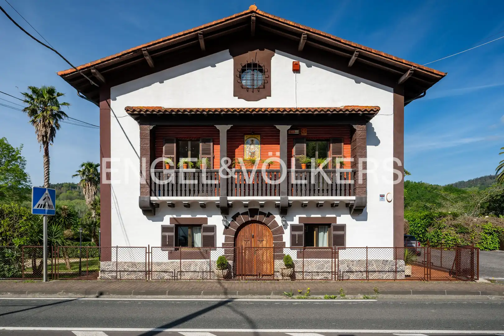 Vista exterior de Casa o chalet de alquiler en Usurbil con Calefacción, Jardín privado y Piscina