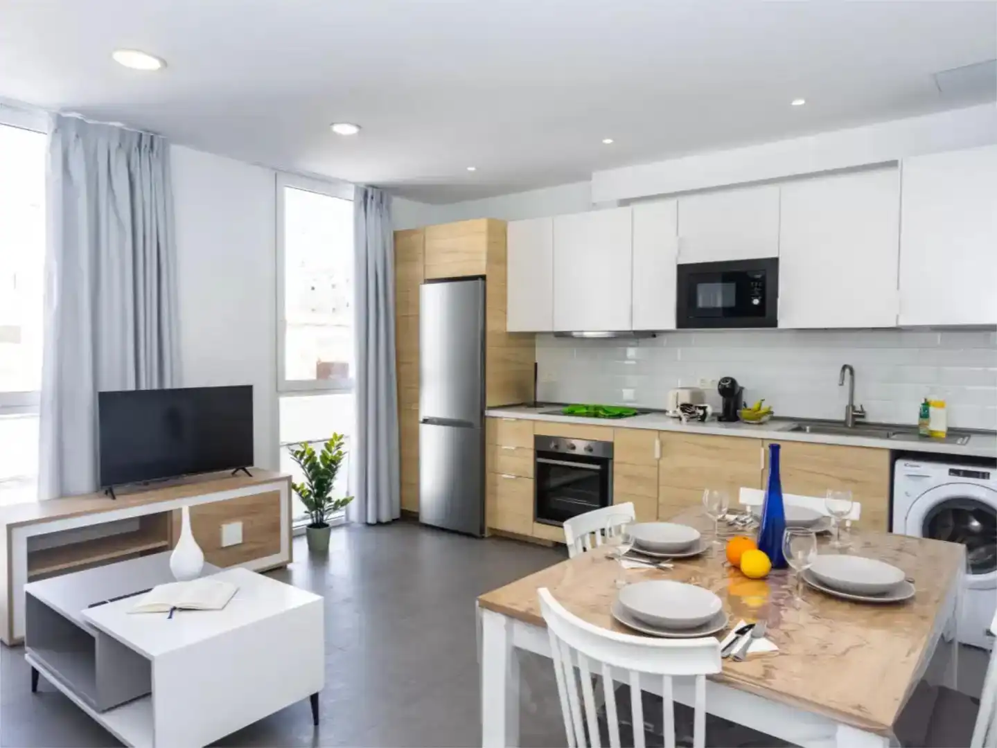 Cuina de Apartament de lloguer en Arrecife amb Moblat