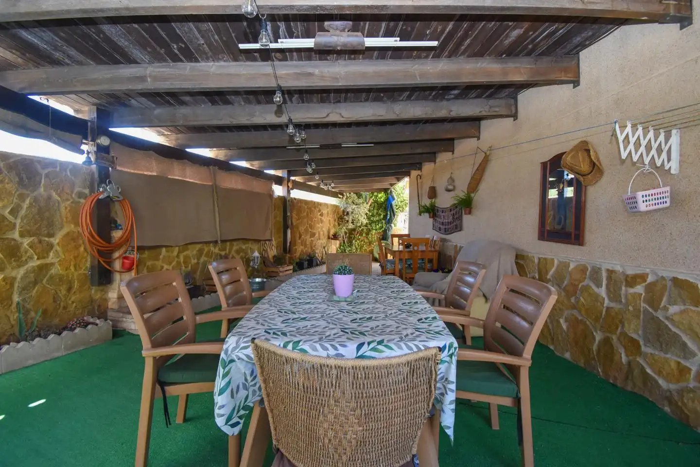 Terraza de Casa o chalet en venta en Santa Pola con Aire acondicionado, Jardín privado y Piscina