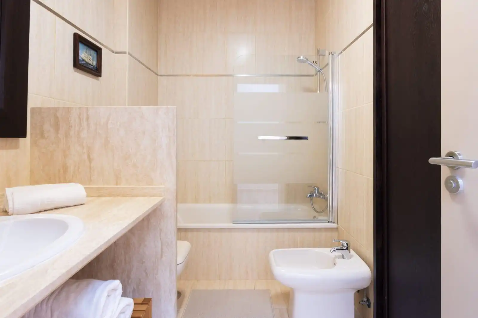 Baño de Apartamento de alquiler en La Matanza de Acentejo