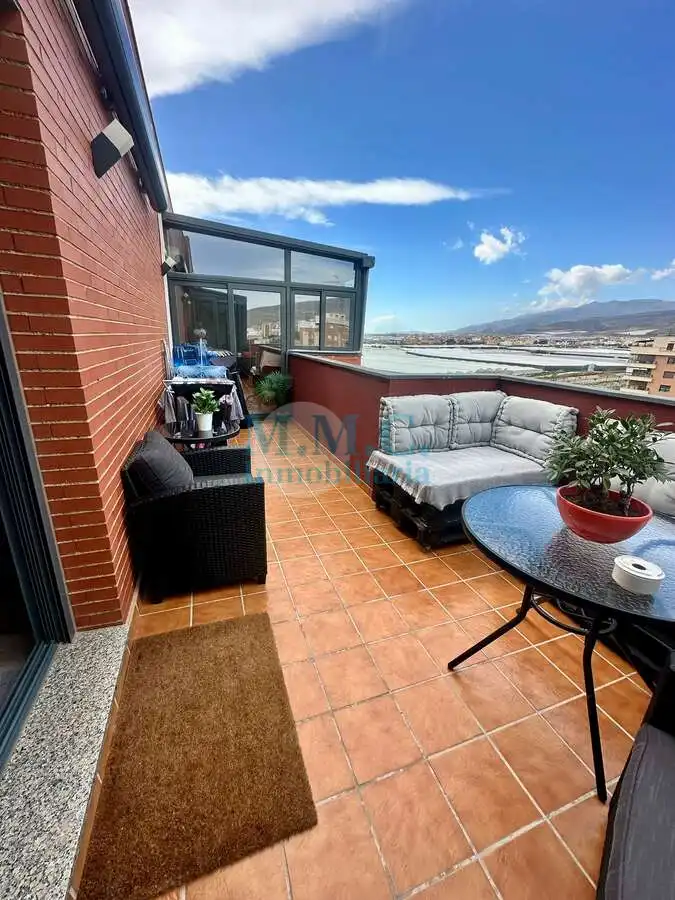Terrace of Attic for sale in Roquetas de Mar  with Air Conditioner, Terrace and Furnished