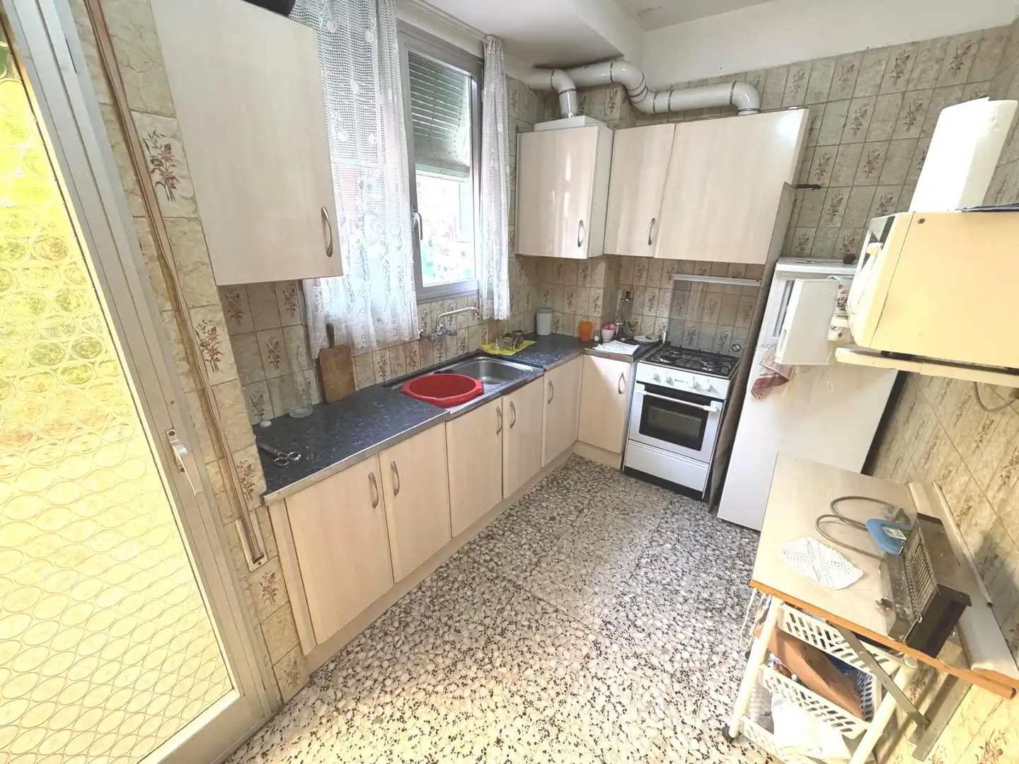 Cuina de Casa o xalet en venda en Tamarite de Litera amb Calefacció, Jardí privat i Terrassa