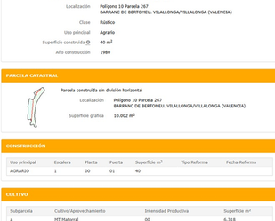 Land for sale in Villalonga
