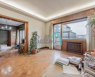 Living room of Flat for sale in Oviedo   with Parquet flooring, Terrace and Storage room