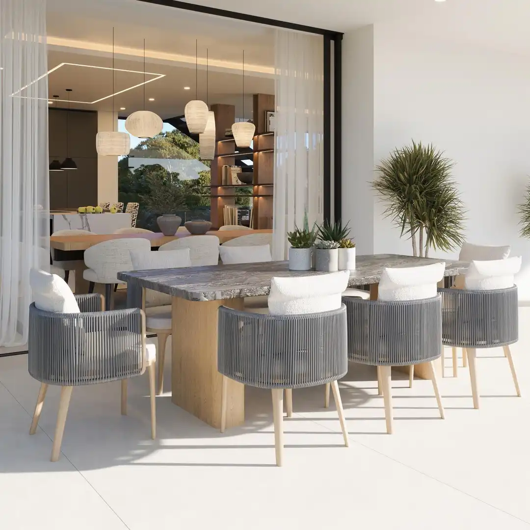 Terrassa de Casa o xalet en venda en Marbella amb Aire condicionat, Calefacció i Jardí privat