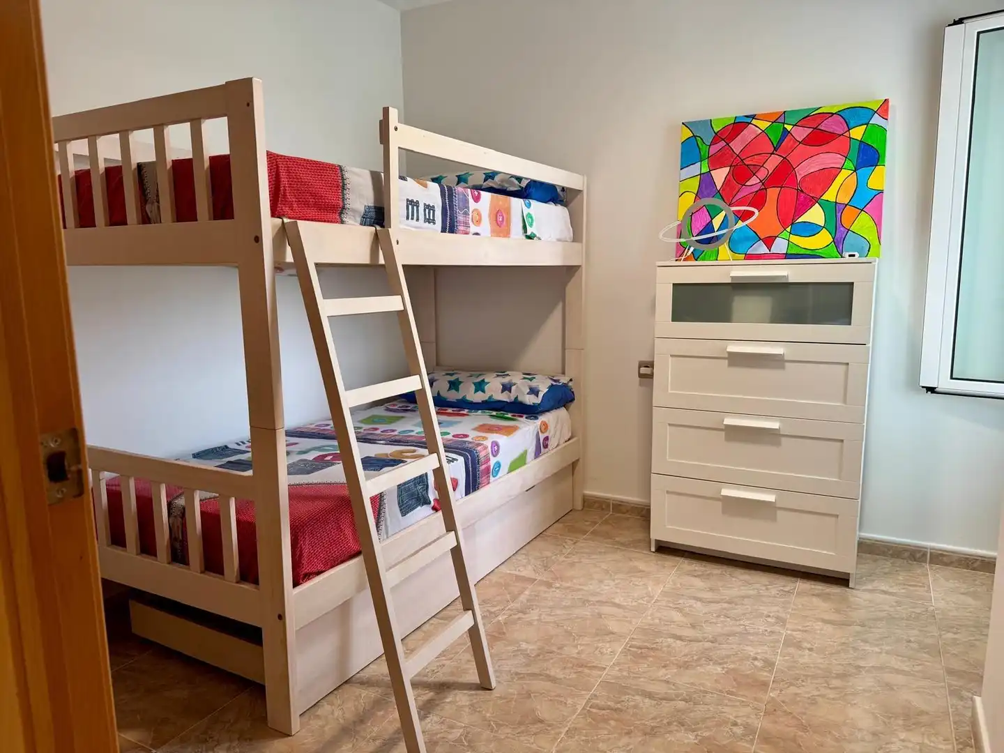 Bedroom of Apartments for rent in Alicante / Alacant  with Air Conditioner, Furnished and Community pool