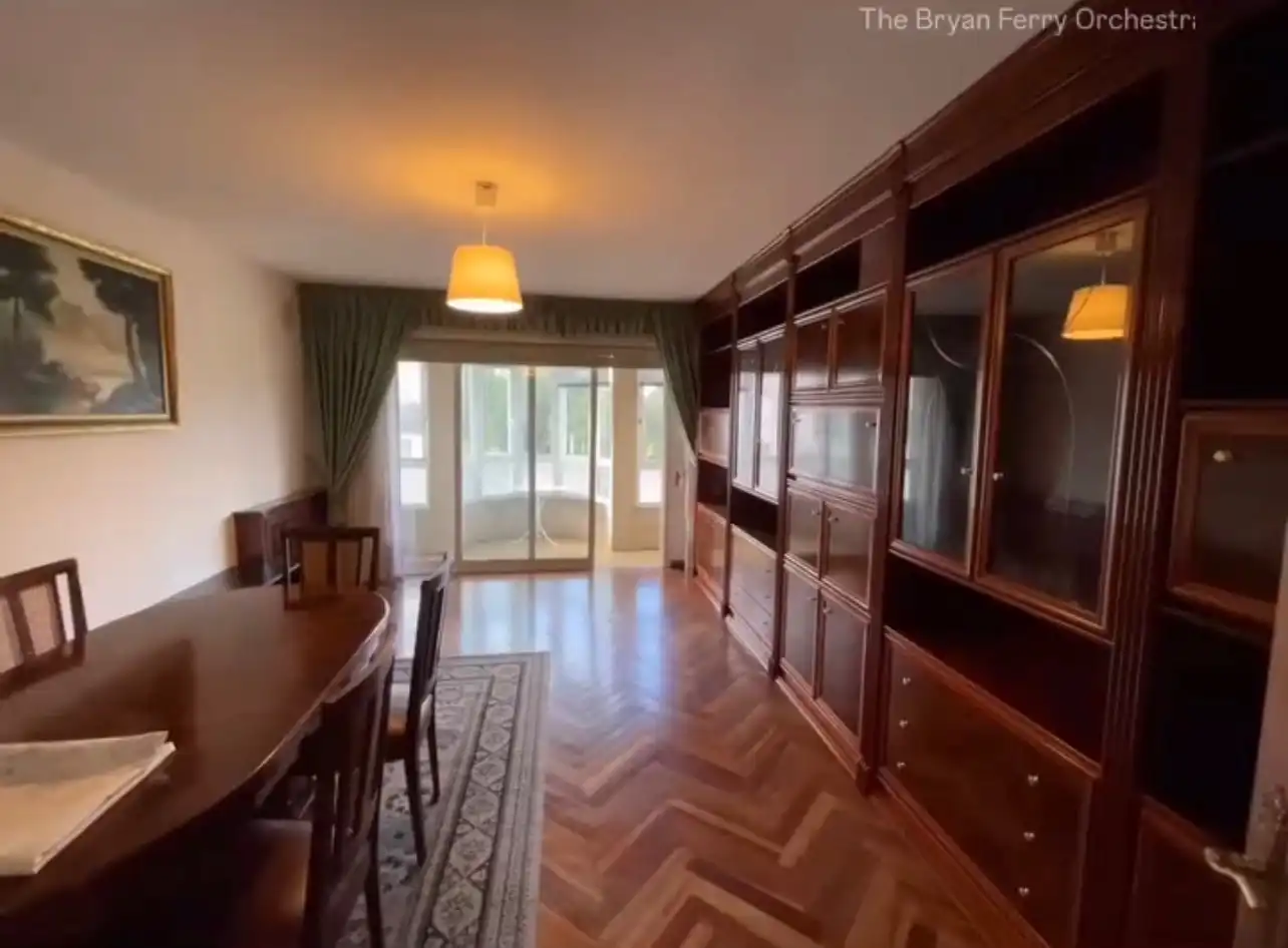 Comedor de Piso de alquiler en Lugo con Calefacción, Parquet y Amueblado