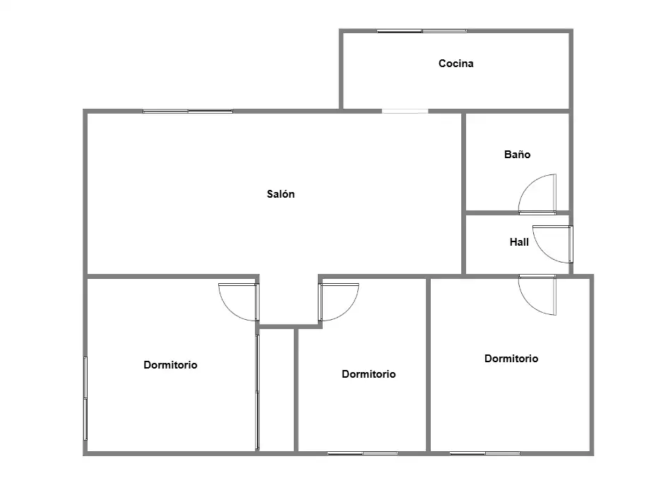 Wohnung zum Verkauf in Madrid mit Klimaanlage und Heizung